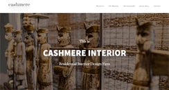 Desktop Screenshot of cashmereinterior.com